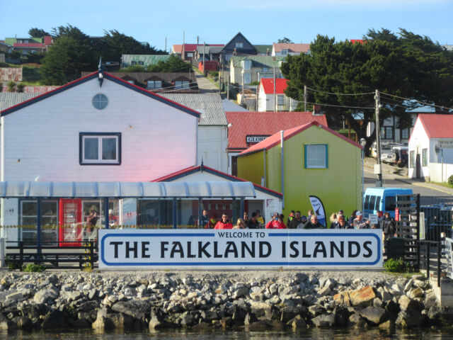 The Falkland Islands are a very welcoming place, unless you're looking for high-speed Internet.