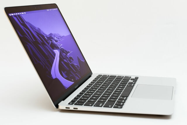 The M1-equipped 2020 Apple MacBook Air.